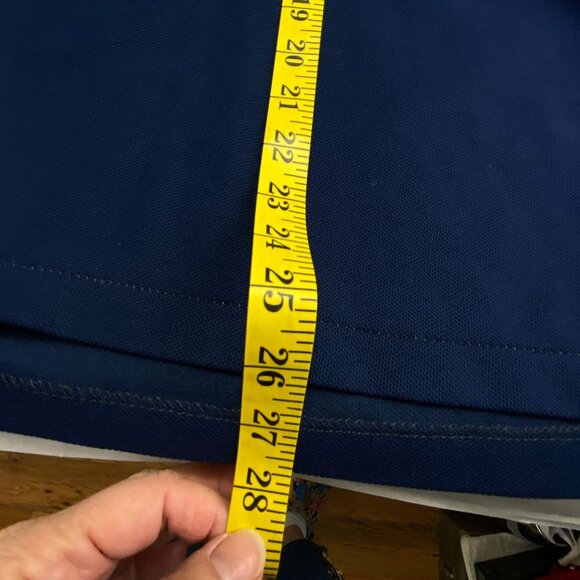 Vintage David Homison Turtleneck Mod Long Sleeve Shirt Mens Medium Navy Blue - Picture 11 of 11